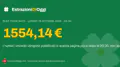 Play Your Date di lunedì 19 ottobre 2026: jackpot di 1554,14 €, estrazione alle 20:30